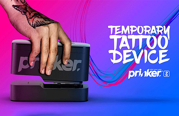 Prinker Temporary Tattoo Device
