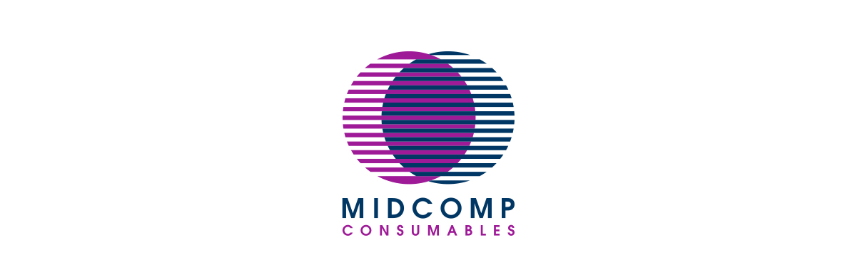 Midcomp and HP logos
