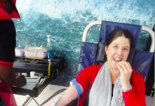 EXPAND A SIGN TEAM DONATES BLOOD