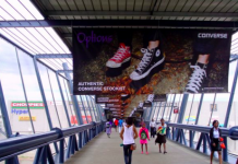 DOOM STAMPS OUT THE COMPETITION WITH MAMMOTH SHOE BILLBOARD