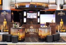 GROSVENOR BRANDING SOLUTIONS CREATES DISPLAY FOR AMARULA