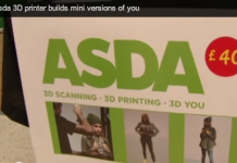 ASDA CREATES 3D MINI PORTRAIT OF HUMAN BEINGS