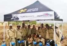 Expand A Sign Donates Branded Gazebos To Goodbye Malaria Team