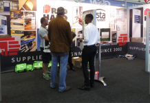Red Hand Sign Supplies Exhibiting Modular Show Booth At Sign Africa Nelspruit Expo