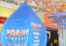 POP-UP PRODUCTS SHOWCASES LOLLIPOP BANNERS AT MARKEX