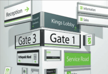 RED HAND SIGN SUPPLIES TO SHOWCASE FLAT CORNER AND SUSPENDED SIGNS AT SA EXPO