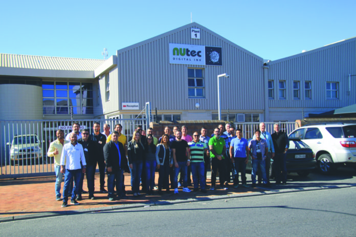 The South American visitors pictured at NUtec's Cape Town factory NUtec Digital Ink hosts South American delegation in Cape Town.