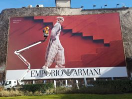 Colorzenith And Emporio Armani Launch New Sneakers With 3D Billboard Colorzenith And Emporio Armani Launch New Sneakers With 3D Billboard