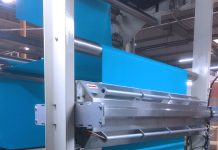 Baldwin Showcasing Non-Contact Precision Spray Fabric Finishing System