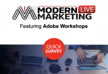 Take Part In The Modern Marketing Adobe Workshops Survey