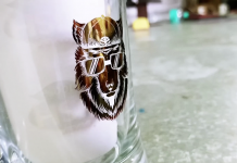 Video: Transferring A Gold Foil Logo Onto Glass Video: Transferring A Gold Foil Logo Onto Glass