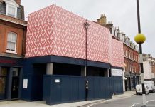 Company Completes UK’s First Non-PVC Digitally Printed Scaffold Wrap Embrace Building Wraps Delivers UK’s First Eco-Responsible Building Wrap