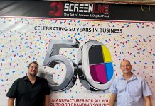Screenline Celebrates 50 Years In The Printing And Branding Industry Screenline Celerbrates 50 Years In The Printing And Branding Industry