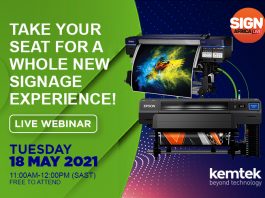 Live Webinar: Kemtek And Epson Invite You To A Whole New Signage Experience Kemtek And Epson Invite You To A Whole New Signage Experience