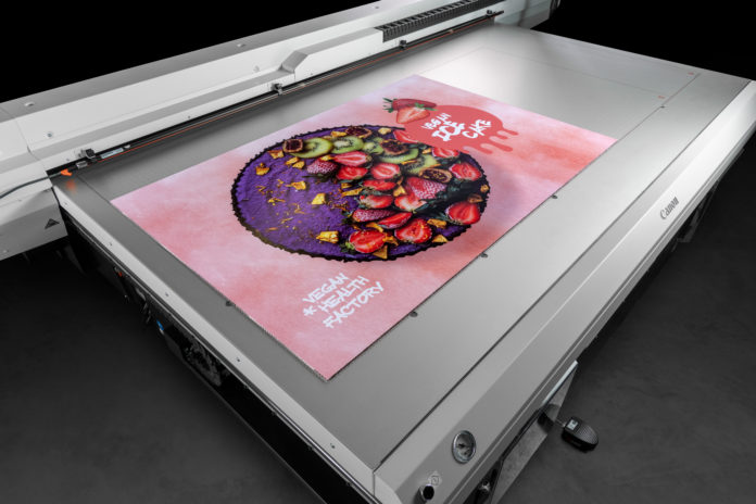 Arizona 135 GT flatbed printer Canon Launches New Flatbed Printer