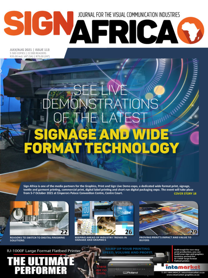 Read The Latest Online And Interactive Sign Africa Journal