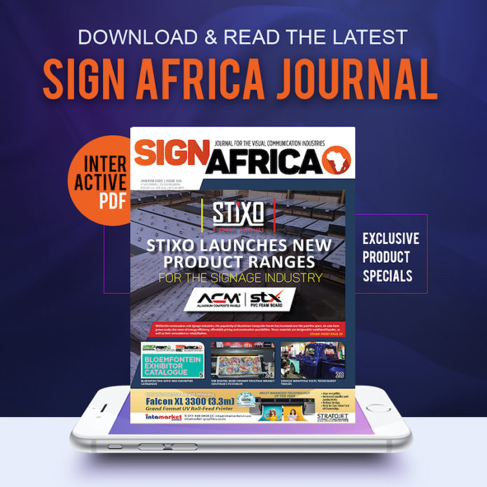 Read About Signage And Printing Industry Trends In The Latest Sign Africa Journal Online