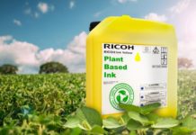 Ricoh Releases First Plant-Based Ink Ricoh Releases First Plant-Based Ink For Graphics Print