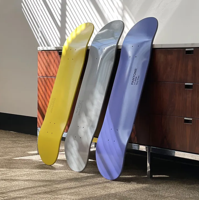 Skateboard Company Chooses Pantone Colours