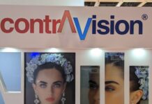 Contra Vision Exhibited Perforated Films For Signage Contra Vision Exhibited Perforated Films