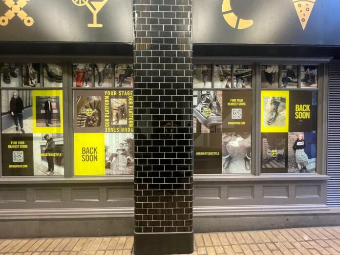Drytac Media Used To Produce POS And Window Graphics In World-Four Footwear Project