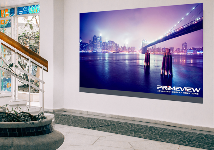 PrimeView Unveils Update To Large-Format Displays