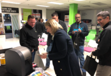 Kemtek Demonstrates Label And Sign Printer At Launch Event Kemtek Demonstrates Label And Sign Printer At Launch Event