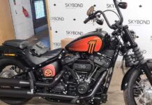 Metamark Film Used To Customise Motorbike Metamark Film Used To Customise Motorbike