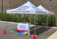 Fisher Textiles Introduces Dye-Sublimation Printable Canopy Tent Fabric Fisher Textiles Introduces Dye-Sub Printable Canopy Tent Fabric