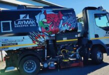 Metamark Vinyl And Overlaminate Used In Road-Sweeper Project Metamark Vinyl And Overlaminate Used In Road-Sweeper Project