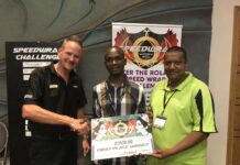 Contestants Race Against The Clock During Speedwrap Challenge At Sign Africa Mbombela Expo Contestants Race Against The Clock During Speedwrap Challenge At Sign Africa Mbombela Expo