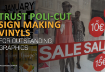 Trust POLI-CUT Sign Making Vinyls For Outstanding Graphics Trust POLI-CUT Sign Making Vinyls For Outstanding Graphics