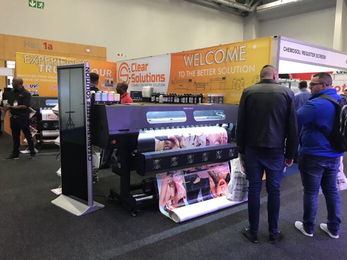Clear Solutions Showcased Large Format And DTF Printers
