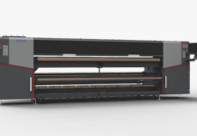 Inkstyle Supply Showcasing Diverse Printing Technologies At Sign Africa Expo Gongzheng ThunderJet GS3208T high-speed paper-transfer printer.