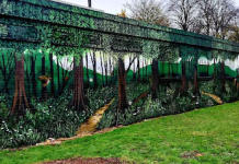 Street Artist Uses Metamark Window Film To Transform Building Metamark Window Film Facilitates Mural Project