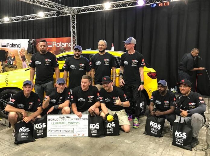 Top Vehicle Wrappers Break World Wrap Record At The Sign Africa And FESPA Africa Expo copy