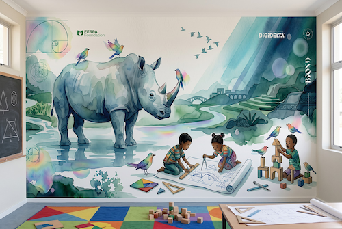 FESPA Foundation Receives Digidelta Wall Graphics For Classrooms FESPA Foundation Receives Digidelta Wall Graphics For Classrooms