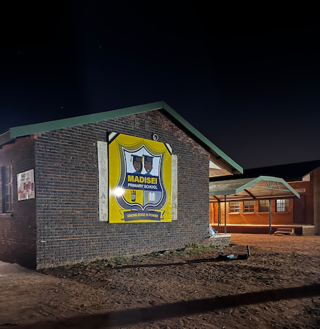 Greensky Produces New Sign For School In Need For FESPA Foundation’s Mandela Day Initiative Greensky Installs New Sign At Madisei Primary For FESPA Foundation Mandela Day Initiative