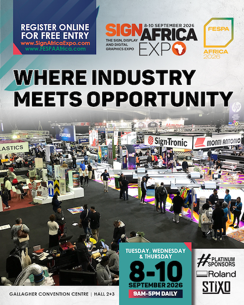 Register For The Sign Africa And FESPA Africa Johannesburg Expo Register For The Sign Africa And FESPA Africa Johannesburg Expo